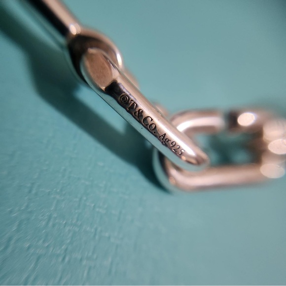 $4,000++ Tiffany & Co. Tiffany HardWear Freshwater Pearl Silver Necklace 16" - Picture 4 of 7